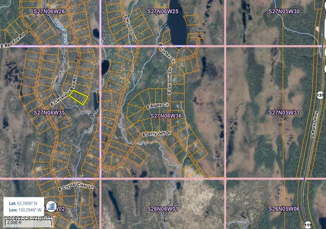 Land for sale at 6626 E Cleveland Red Rd, Trapper Creek, AK 99683 | MLS# 26-9414 | Listing updated on 2026-07-29