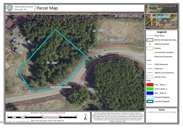 Photo 14 of Land for sale at 4663 W Sedlar Cir, Wasilla, AK 99623 | MLS# 26-9794 | Listing updated on 2026-08-04