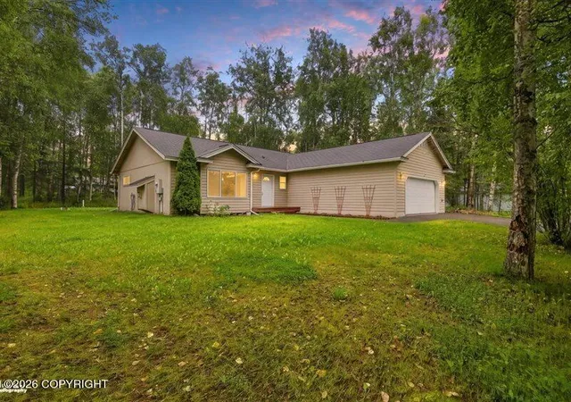 Photo 1 of Single family home for sale at 6395 S Settlers Bay Dr, Wasilla, AK 99623 | MLS# 26-11173 | Listing updated on 2026-08-31