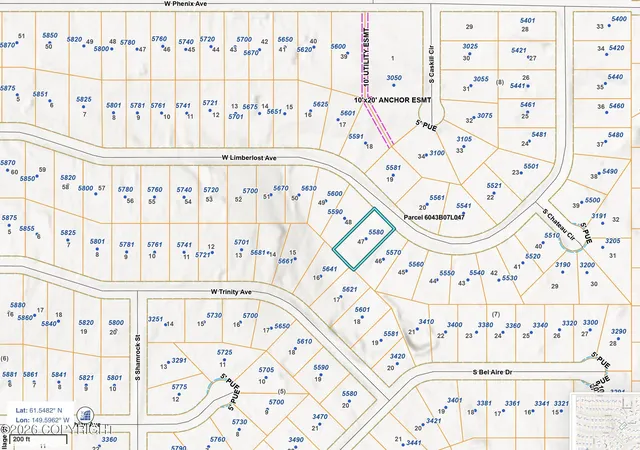 Photo 2 of Land for sale at 5580 W Limberlost Ave, Wasilla, AK 99623 | MLS# 26-9913 | Listing updated on 2026-08-06