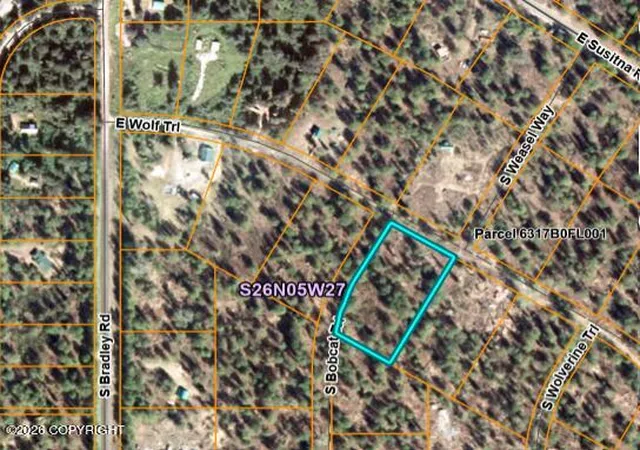 Photo 5 of Land for sale at 11360 E Wolf Trl, Trapper Creek, AK 99683 | MLS# 26-10184 | Listing updated on 2026-08-12