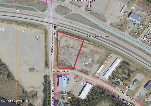 Photo 1 of Land for sale at 3630 W Parks Hwy, Wasilla, AK 99623 | MLS# 26-10333 | Listing updated on 2026-08-26