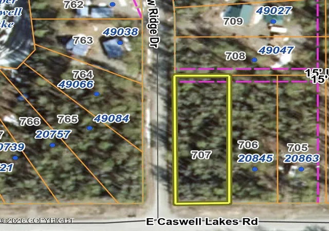 Photo 3 of Sale Pending at 000 E Caswell Lakes Rd, Willow, AK 99688 | MLS# 26-10396 | Listing updated on 2026-10-06