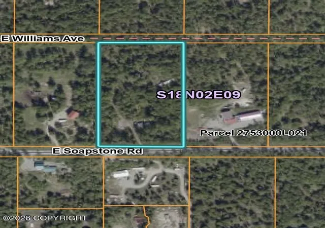 Land for sale at 13501 E Soapstone Rd, Palmer, AK 99645 | MLS# 26-10444