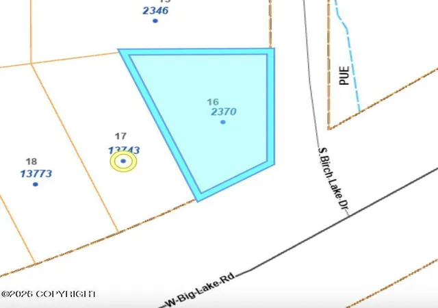 Land for sale at 2370 S Birch Lake Dr, Wasilla, AK 99652 | MLS# 26-10587