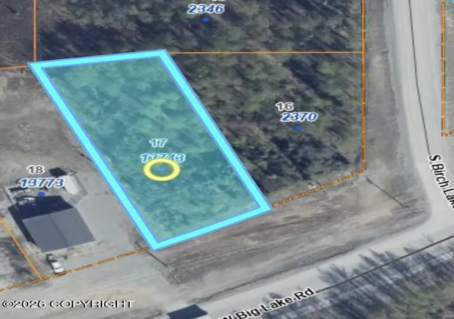 Land for sale at 13743 W Big Lake Rd, Big Lake, AK 99652 | MLS# 26-10586