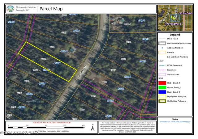 Photo 1 of Land for sale at 49532 S Cutthroat Dr, Willow, AK 99688 | MLS# 26-10690 | Listing updated on 2026-08-21