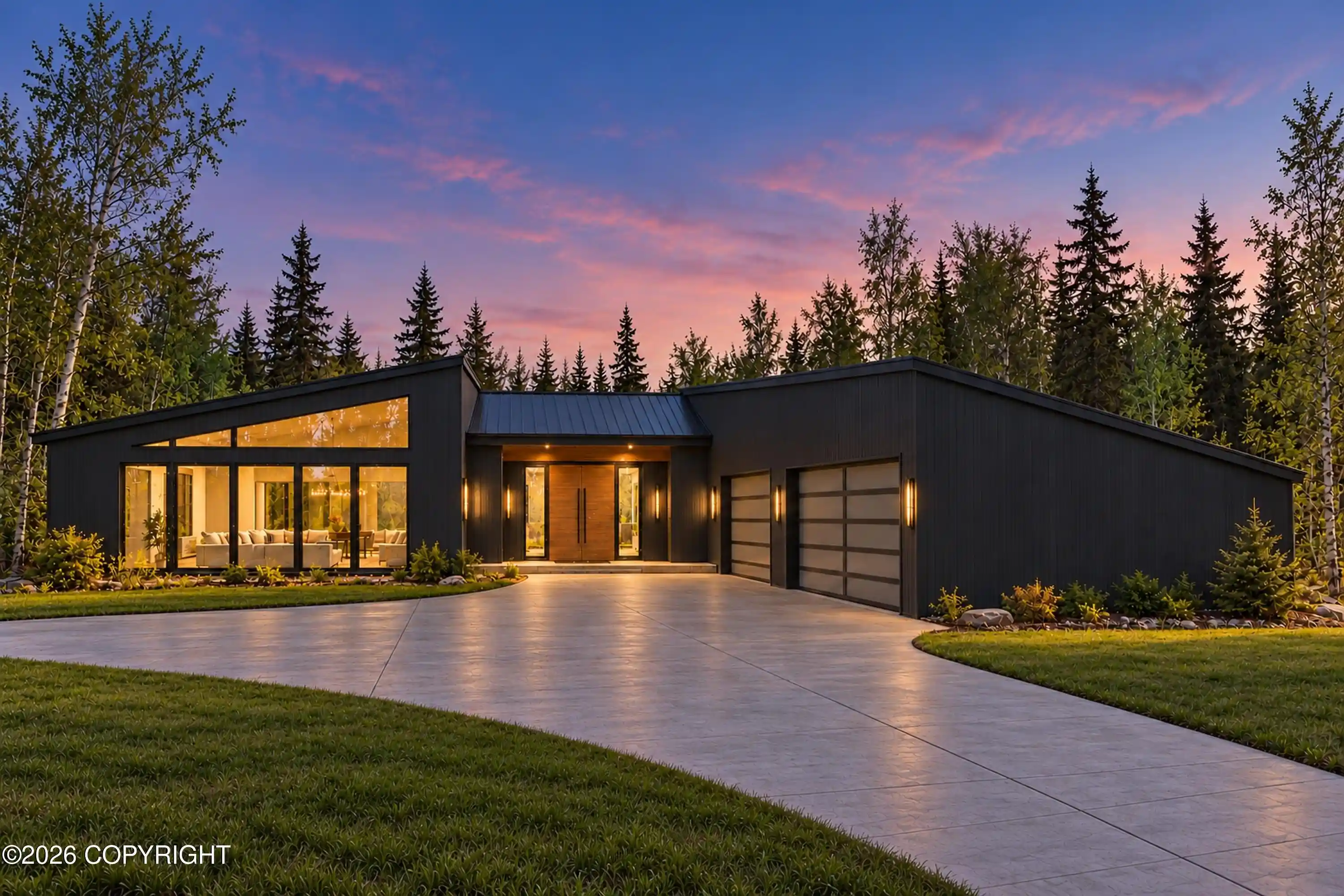 Photo 1 of Single family home for sale at 9005 E Gold Pan Dr, Palmer, AK 99645 | MLS# 26-13335 | Listing updated on 2026-10-22