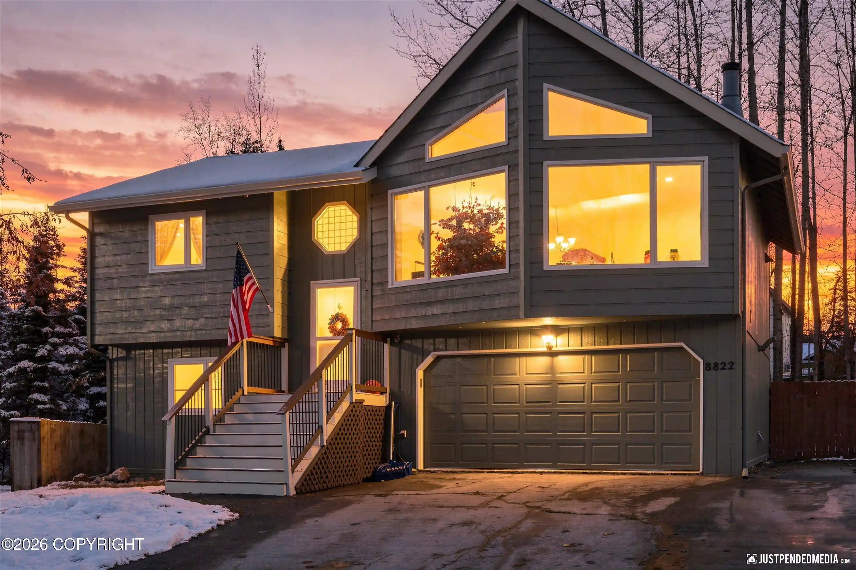 Photo 1 of Sale Pending at 8822 July Crk Cir, Eagle River, AK 99577 | MLS# 26-13379 | Listing updated on 2026-10-26