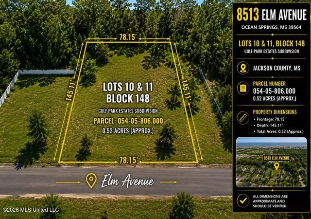 Homes for sale in Ocean Springs, MS | 8513 Elm Ave, Ocean Springs, MS 39564 | MLS# 4098925