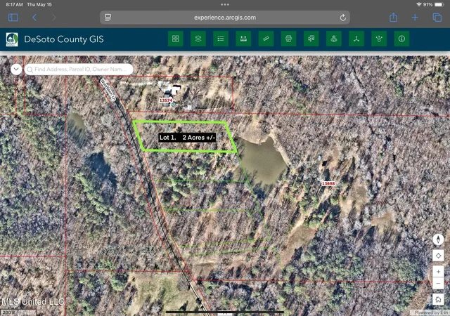 Photo 4 of Land for sale at Lot 1 Woodlawn Rd, Byhalia, MS 38611 | MLS# 4113404 | Listing updated on 2026-05-28