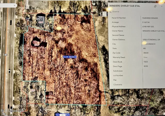 Photo 1 of Land for sale at 6748 Cockrum Rd, Olive Branch, MS 38654 | MLS# 4127264 | Listing updated on 2026-03-30