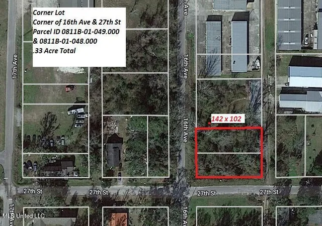Photo 1 of Land for sale at 0 16th Avenue, Gulfport, MS 39501 | MLS# 4135692 | Listing updated on 2026-03-30