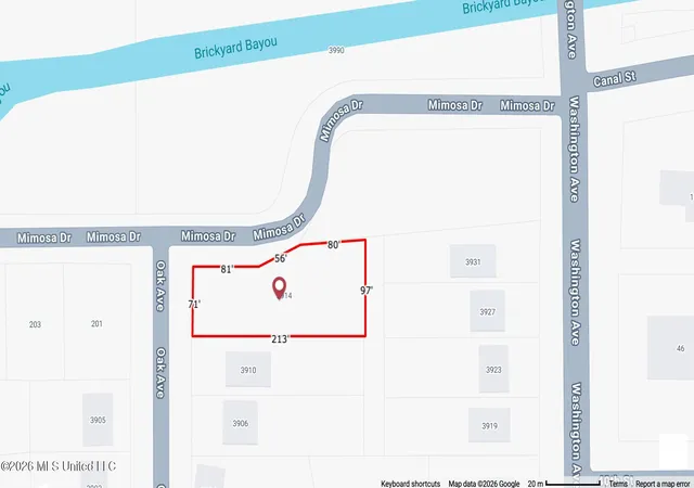 Photo 2 of Land for sale at 3914 Oak Ave, Gulfport, MS 39507 | MLS# 4142024 | Listing updated on 2026-07-29