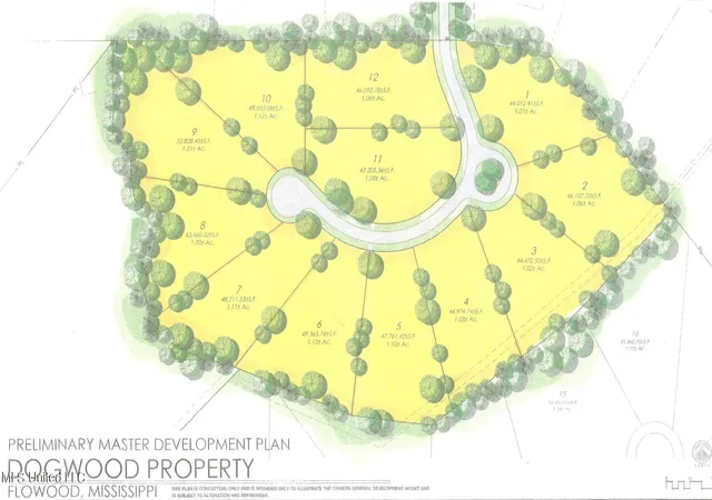 Photo 3 of Land for sale at Brookhollow Lot 7 Ct, Flowood, MS 39232 | MLS# 4143704 | Listing updated on 2026-03-27