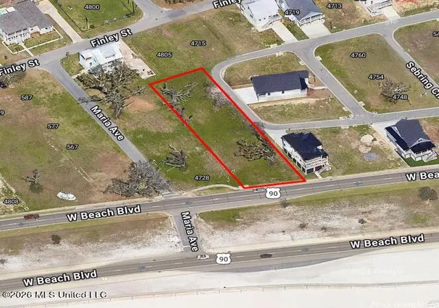 Photo 1 of Land for sale at W Beach Blvd, Gulfport, MS 39501 | MLS# 4146974 | Listing updated on 2026-08-27