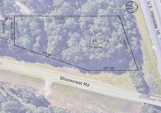 Photo 1 of Land for sale at 11315 Shorecrest Rd, Biloxi, MS 39532 | MLS# 4148765 | Listing updated on 2026-05-08