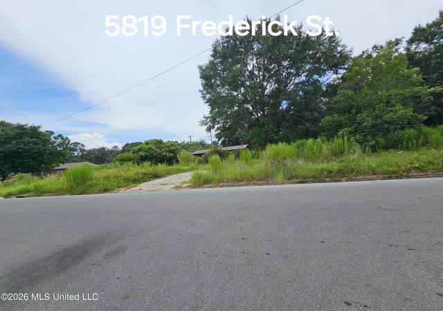Photo 2 of Land for sale at 5819 Frederick St, Moss Point, MS 39563 | MLS# 4150093 | Listing updated on 2026-07-17