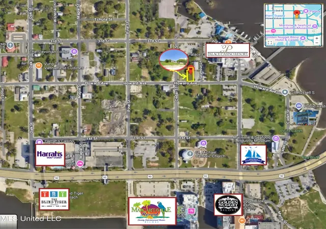 Photo 1 of Land for sale at 186 Howard Ave, Biloxi, MS 39530 | MLS# 4151702 | Listing updated on 2026-06-04