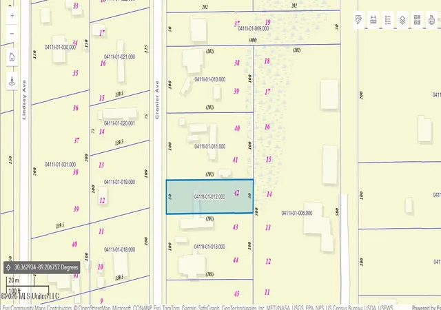 Photo 3 of Land for sale at 5292 Cronier Ave, Long Beach, MS 39560 | MLS# 4152795 | Listing updated on 2026-08-23