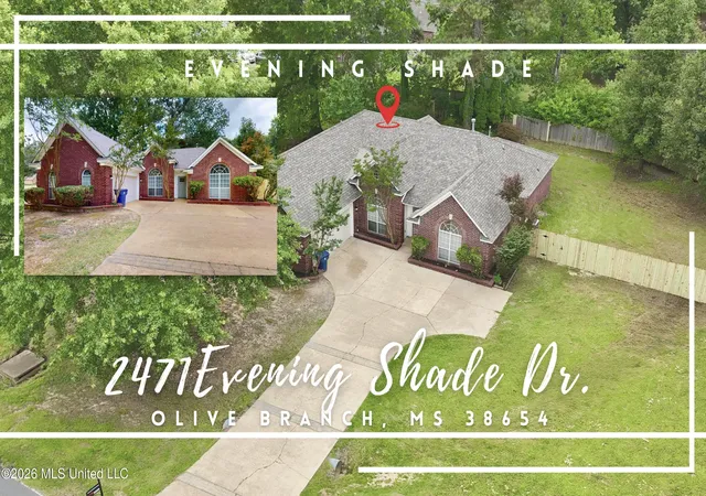 Homes for sale in Olive Branch, MS | 2471 Evening Shade Dr, Olive Branch, MS 38654 | MLS# 4153506