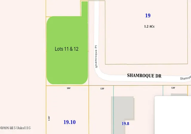 Photo 3 of Land for sale at 11 Shamroque Dr, Laurel, MS 39440 | MLS# 4154230 | Listing updated on 2026-07-06