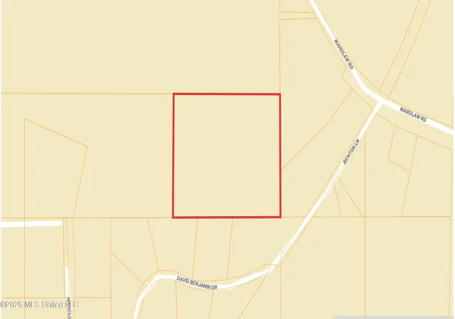 Photo 2 of Land for sale at W David Benjamin Dr, Mc Comb, MS 39648 | MLS# 4154418 | Listing updated on 2026-07-01