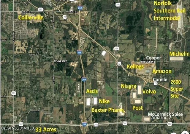 Photo 3 of Land for sale at 0 Red Banks Rd, Mount Pleasant, MS 38635 | MLS# 4156323 | Listing updated on 2026-07-18
