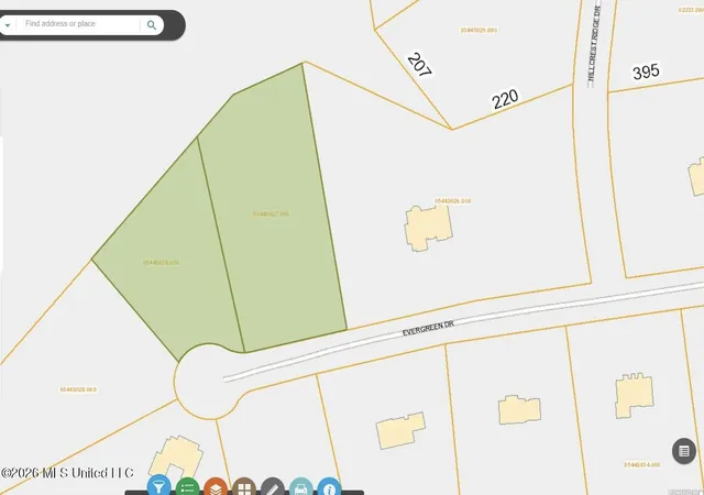 Photo 1 of Land for sale at Lots 92 & 93 Evergreen Dr, Vancleave, MS 39565 | MLS# 4156975 | Listing updated on 2026-09-16
