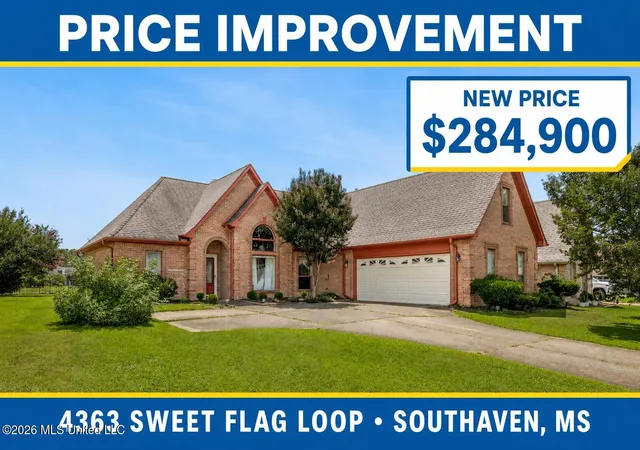 Photo 1 of Sale Pending at 4363 Sweet Flag Loop, Southaven, MS 38671 | MLS# 4156971 | Listing updated on 2026-08-18