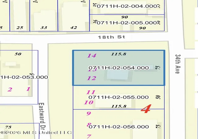 Photo 4 of Land for sale at 1720 Eastward Dr, Gulfport, MS 39501 | MLS# 4157293 | Listing updated on 2026-08-27