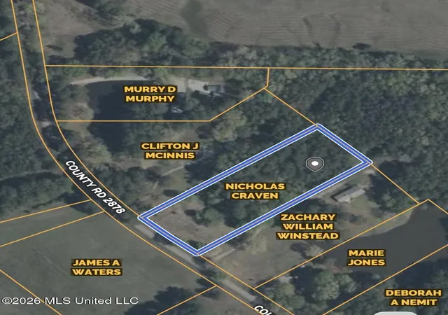 Photo 1 of Land for sale at County Rd 2878, Baldwyn, MS 38824 | MLS# 4157801 | Listing updated on 2026-08-26