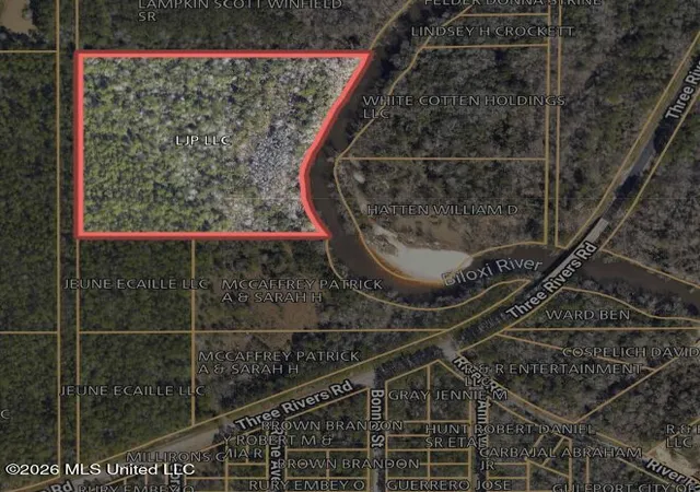 Photo 1 of Land for sale at 0 Off Three Rivers, Gulfport, MS 39503 | MLS# 4157856 | Listing updated on 2026-08-02