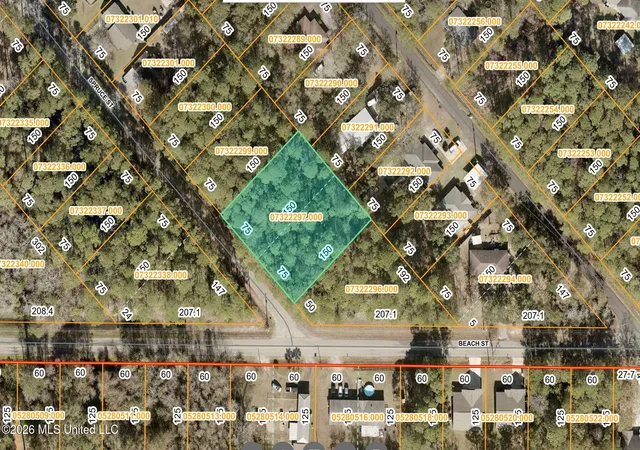 Photo 1 of Land for sale at 0 Spruce St, Ocean Springs, MS 39564 | MLS# 4159205 | Listing updated on 2026-08-14