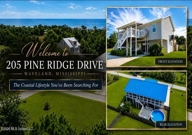 Photo 2 of Single family home for sale at 205 Pine Ridge Dr, Waveland, MS 39576 | MLS# 4159810 | Listing updated on 2026-08-20