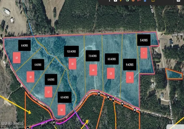 Photo 1 of Sale Pending at Lot 2 N Skyline Rd, Meridian, MS 39301 | MLS# 4159474 | Listing updated on 2026-10-02
