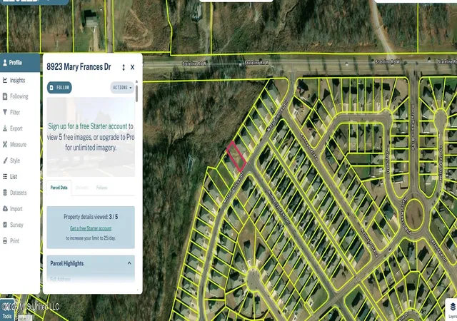 Land for sale at 8923 Mary Frances Dr, Southaven, MS 38671 | MLS# 4160683