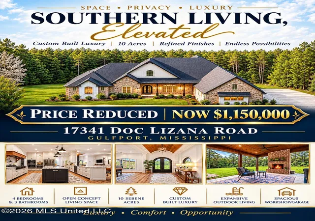 Single family home for sale at 17341 Doc Lizana Rd, Gulfport, MS 39503 | MLS# 4161435