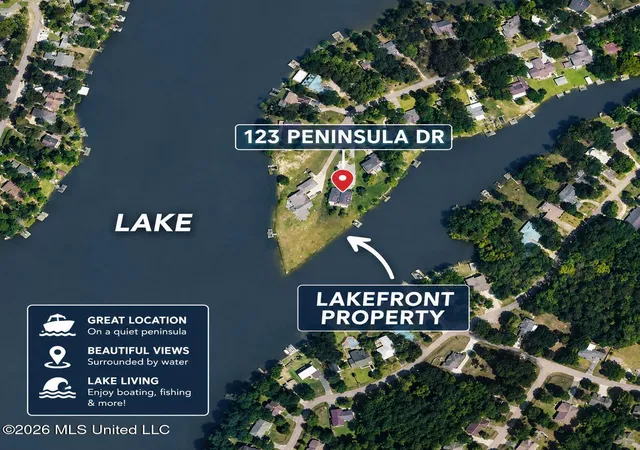 Photo 4 of Single family home for sale at 123 Peninsula Dr, Carriere, MS 39426 | MLS# 4160990 | Listing updated on 2026-08-31