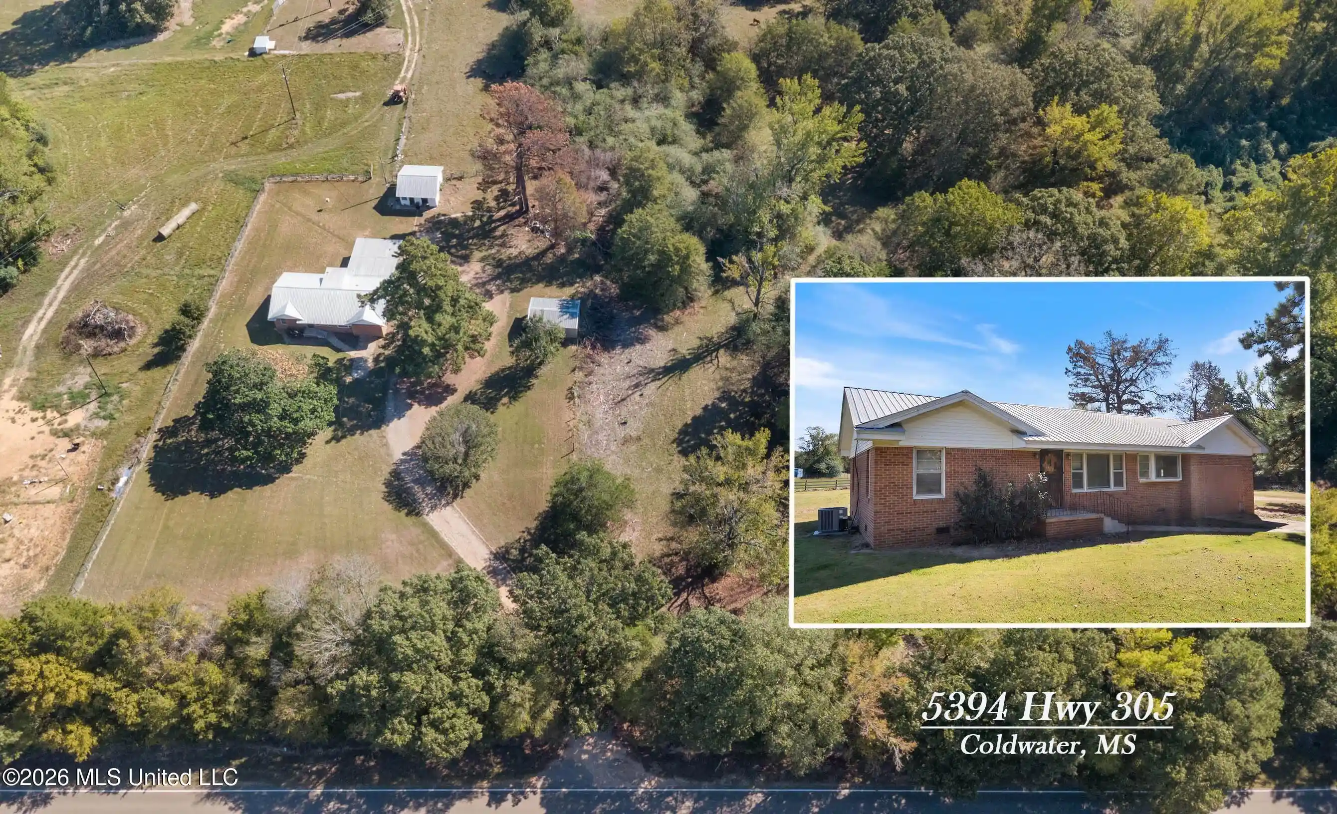 Photo 1 of Sale Pending at 5394 Mississippi 305, Coldwater, MS 38618 | MLS# 4165709 | Listing updated on 2026-10-18