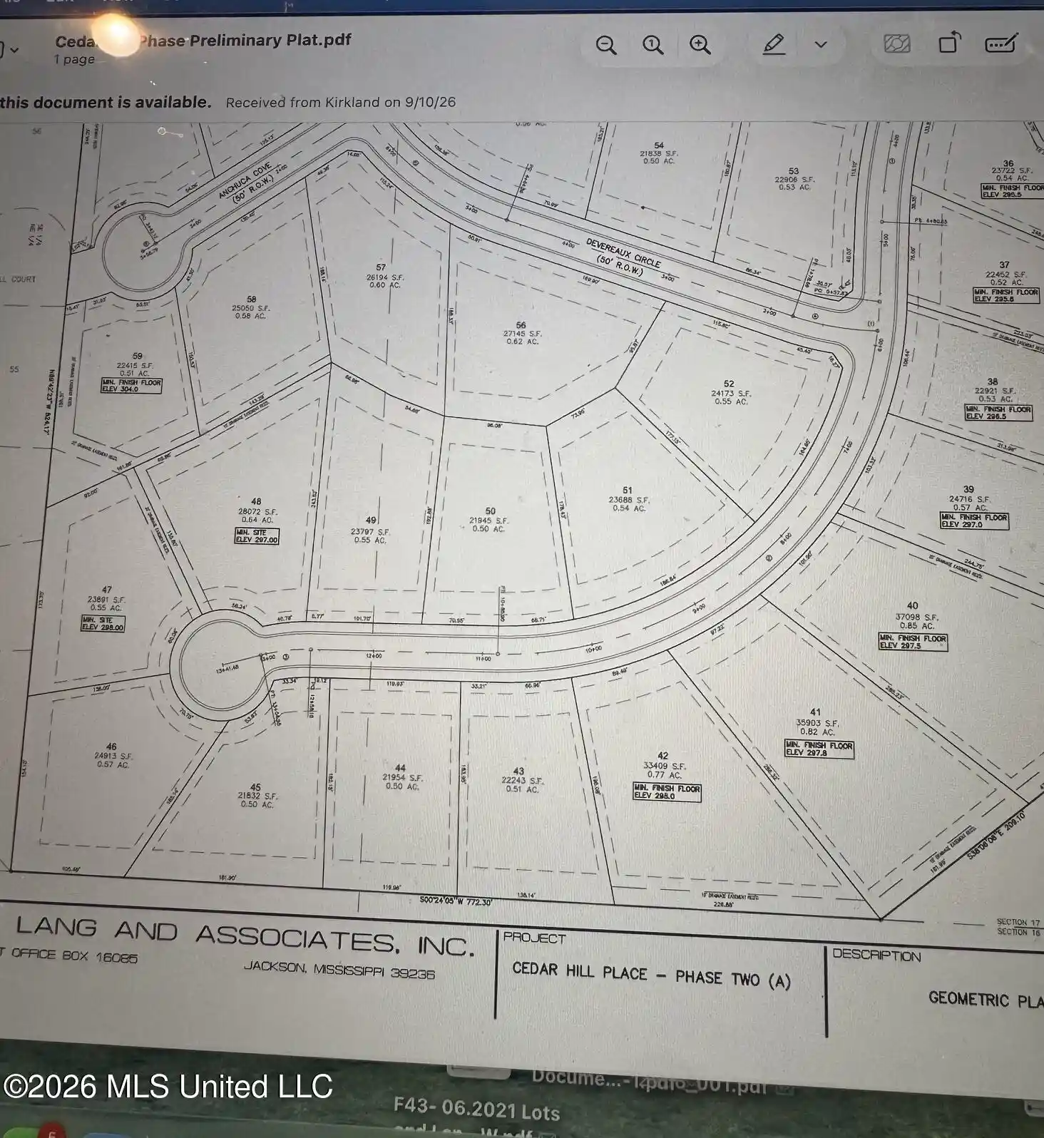Photo 1 of Land for sale at Brents Xing Lot #49, Clinton, MS 39056 | MLS# 4166012 | Listing updated on 2026-10-20