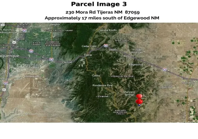 Photo 3 of Land for sale at 230 Mora Rd, Tijeras, NM 87059 | MLS# 1076124 | Listing updated on 2026-07-21