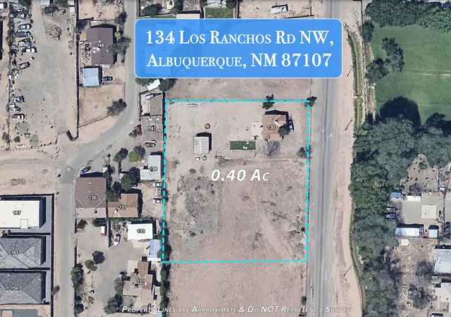 Photo 1 of Land for sale at 134 Los Ranchos Rd Nw, Albuquerque, NM 87107 | MLS# 1087434 | Listing updated on 2026-08-18