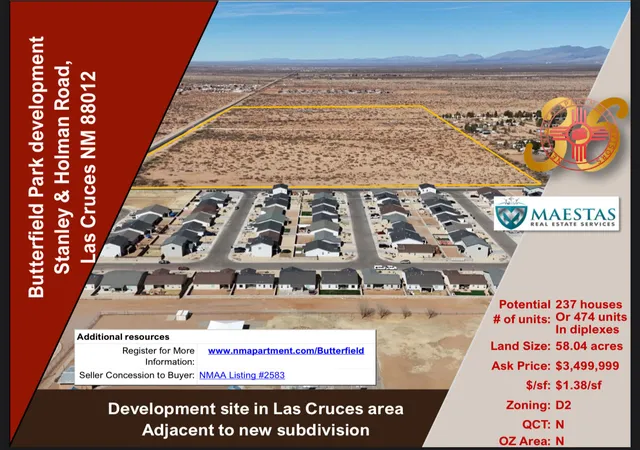 Photo 8 of Land for sale at Holman And Stanley Rd, Las Cruces, NM 88012 | MLS# 1090370 | Listing updated on 2026-07-21