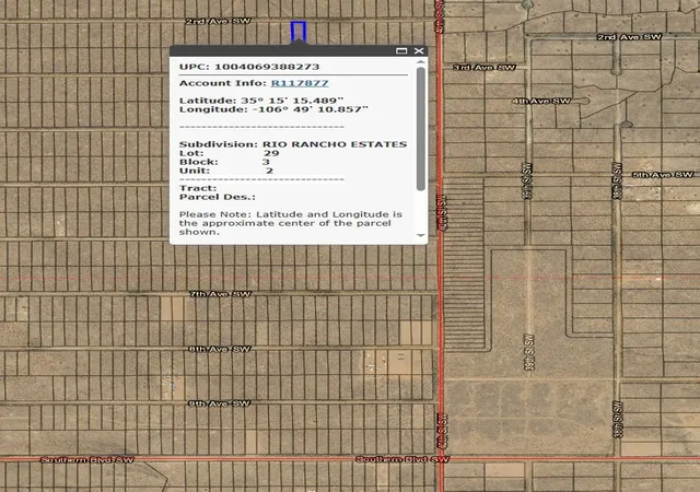 1st image of 40th St & 2nd Ave Sw, Rio Rancho, NM 87124 | MLS# 1090595