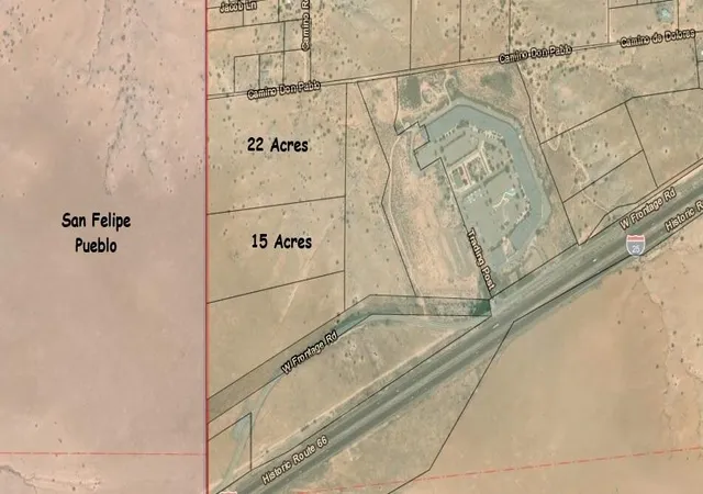 Photo 3 of Land for sale at Off W Frontage Rd, Budaghers, NM 87001 | MLS# 1090760 | Listing updated on 2026-08-29