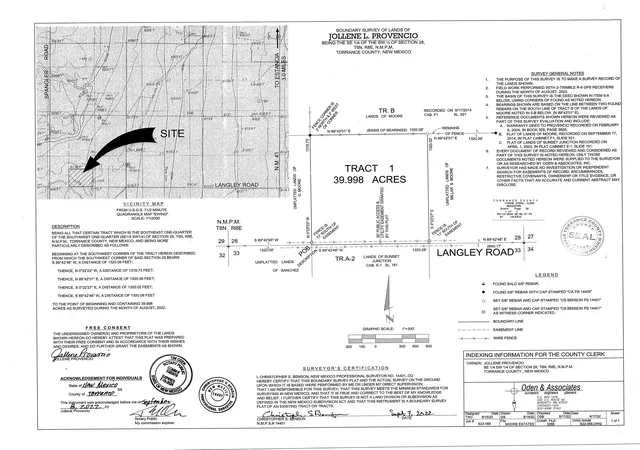 Photo 4 of Land for sale at Langley Langley Tract 2 40acre, Estancia, NM 87016 | MLS# 1092046 | Listing updated on 2026-07-22