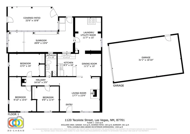 Photo 53 of Single family home for sale at 1120 Tecolote St, Las Vegas, NM 87701 | MLS# 1092840 | Listing updated on 2026-08-18