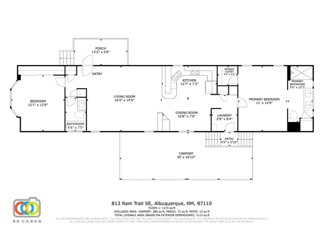 Homes for sale in Albuquerque, NM | 813 Ram Trail Trail Se, Albuquerque, NM 87123 | MLS# 1093650