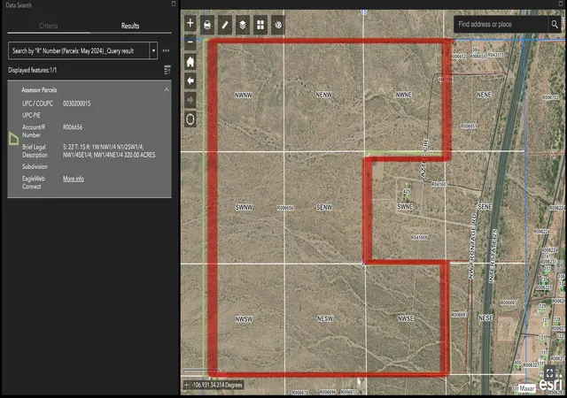 Photo 3 of Land for sale at I 25 Frontage Rd, Polvadera, NM 87828 | MLS# 1094180 | Listing updated on 2026-08-16